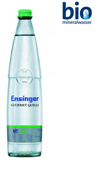 Ensinger Gourmet Bio still 15 x 0,75l